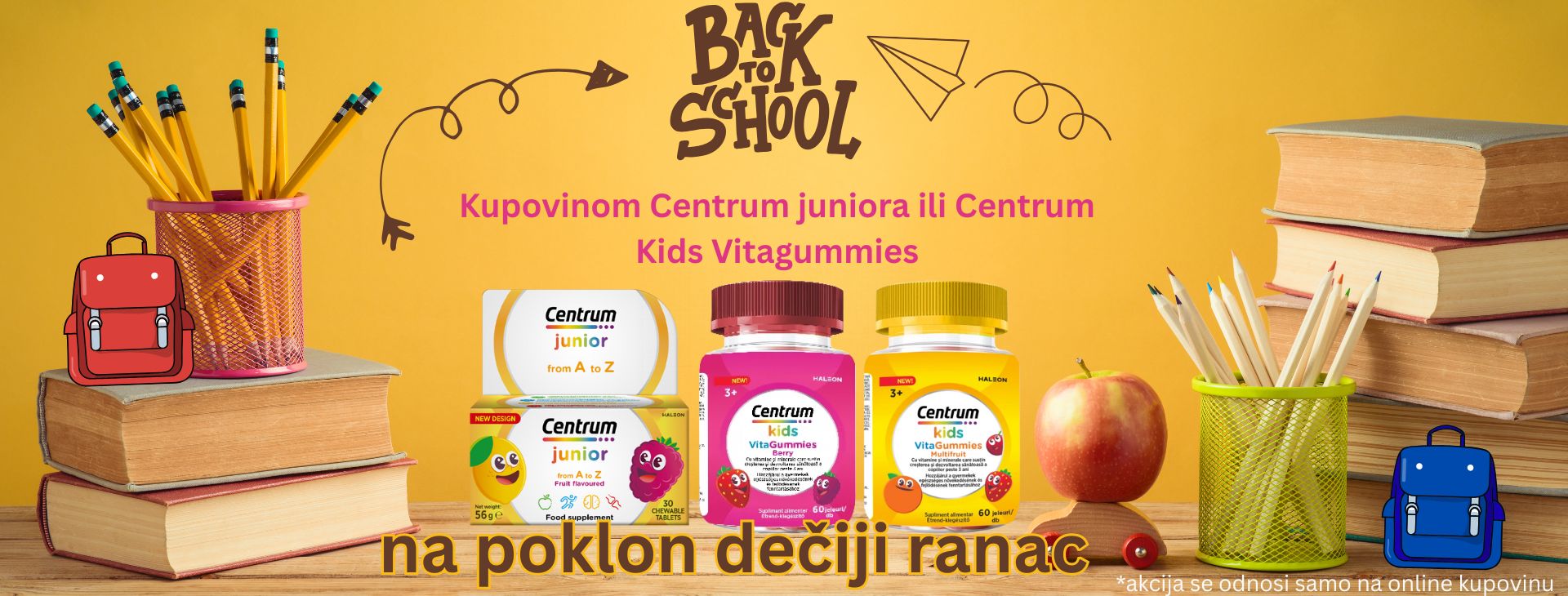 Centrum ranac