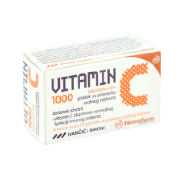 Vitamin C Prašak 10X1000Mg