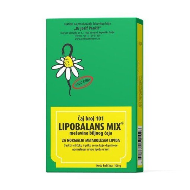 Caj Broj 101 Za Normalan Metabolizam Lipida / Holesterola 100G