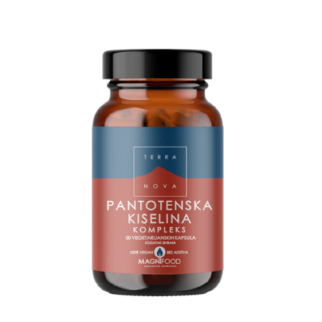 Terranova Pantotenska Kiselina 250Mg Kompleks 50 Kapsula