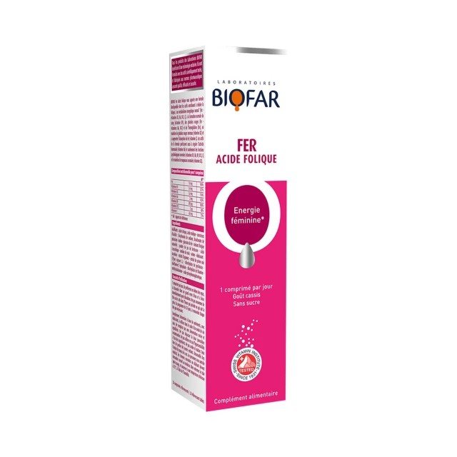 Biofar Gvoždje + Folna Kiselina Šumeće Tablete A20