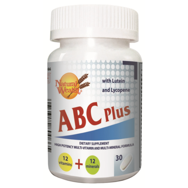 Natural Wealth Abc Plus Vitamin Tablete A30 Natural Wealth Abc Plus Vitamin Tablete A30