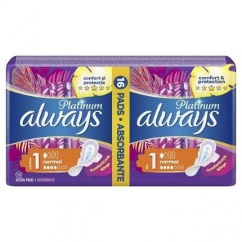 ALWAYS PLATINUM NORMAL HIGIJENSKI ULOŠCI DUO PAKOVANJE A16