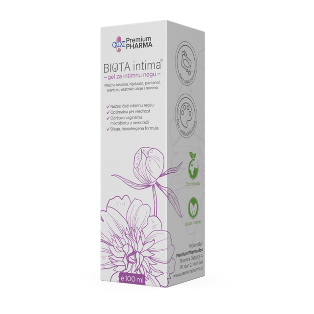 Biota Intima Gel Za Intimnu Negu 100Ml Biota Intima Gel Za Intimnu Negu 100Ml