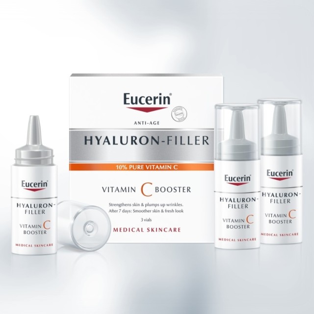 Eucerin Hyaluron Filler+Vit.c 3X8Ml