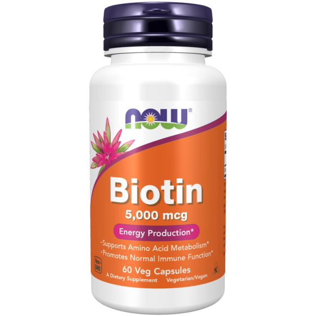 Now Biotin 5000 Mcg A60