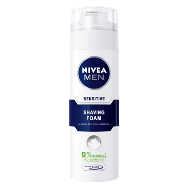 Nivea Pena Za Muškarce Osetljiva Koža 200Ml
