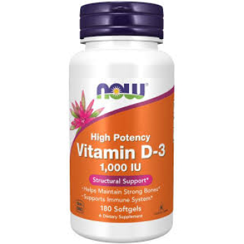 NOW VITAMIN D3 1000IJ A180 KAPSULA
