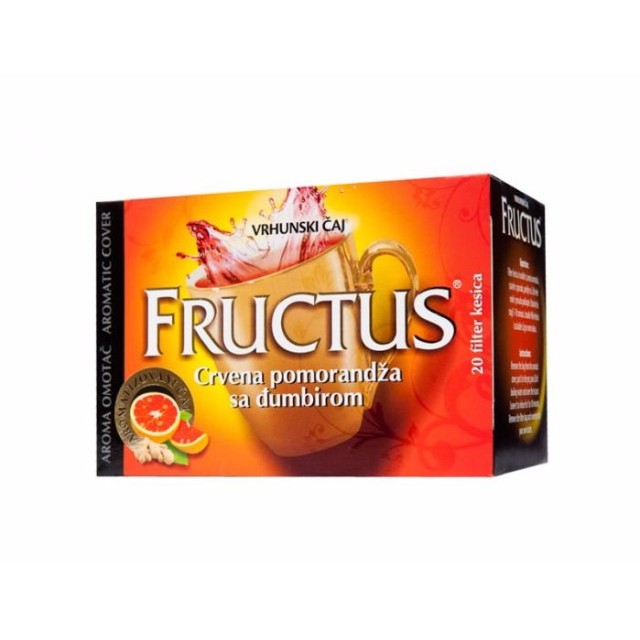 Fructus Crvena Pomorandža I Đumbir Filter Čaj A20