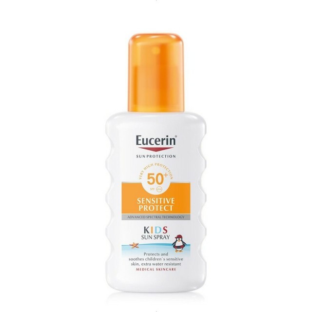 Eucerin Sun Kids Sensitive Protect Sprej Spf50+ 200Ml 63853