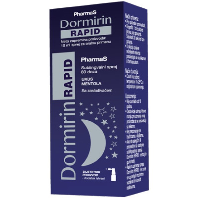 Dormirin Rapid Oralni Sprej 10Ml