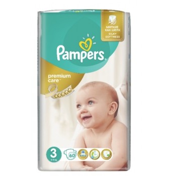 PAMPERS PELENE PREMIUM CARE 3 MIDI (60 KOMADA)