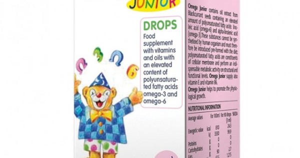 Omega Junior Kapi 30Ml | Online Apoteka Laurus