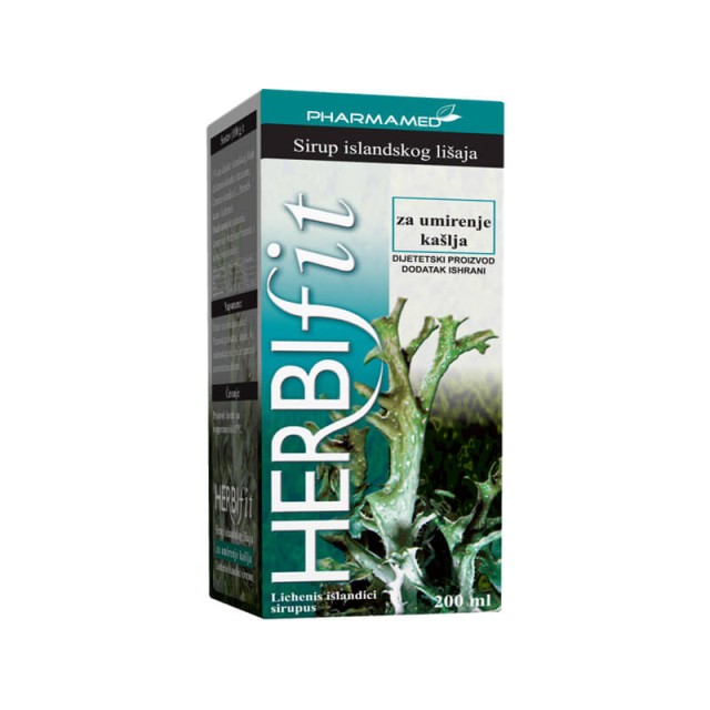 HERBIFIT SIRUP ISLANDSKOG LIŠAJA 200ML Herbifit Sirup Islandskog Lišaja 200Ml