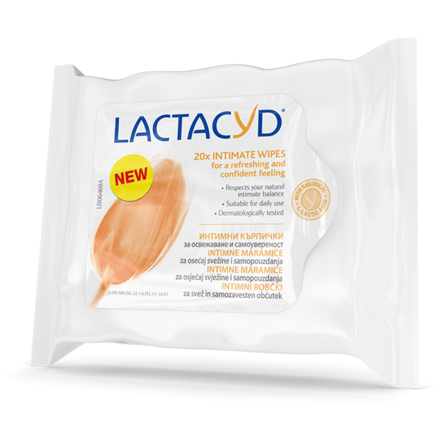 LACTACYD INTIM VLAŽNE MARAMICE SENSITIVE A1 Lactacyd Intim Vlažne Maramice Sensitive A1