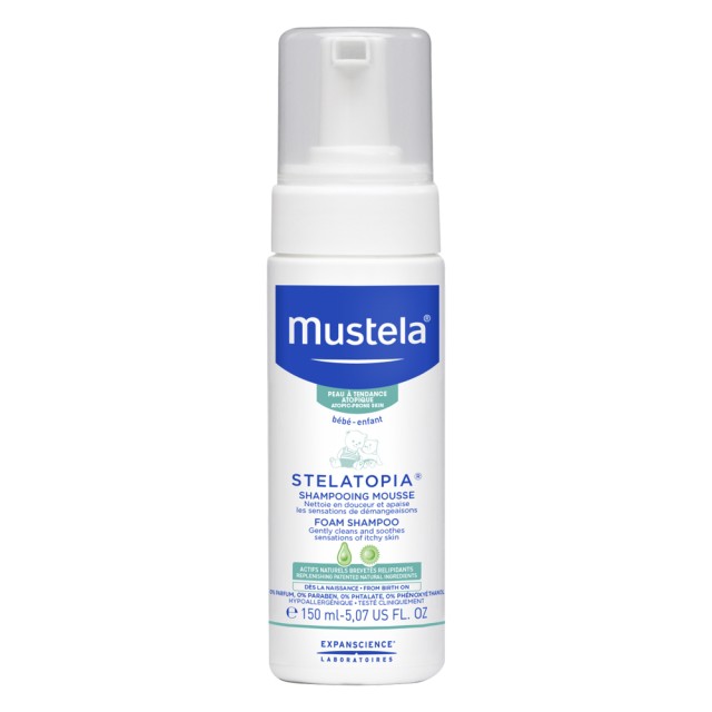 Mustela Stelatopia Pena Šampon 150Ml