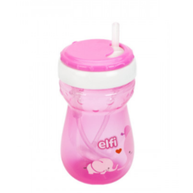 Elfi Šolja Sa Magičnom Slamčicom Slonče 360Ml