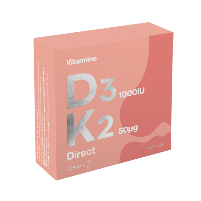 D3K2 Direkt 20X(1000Ij+50Mcg)