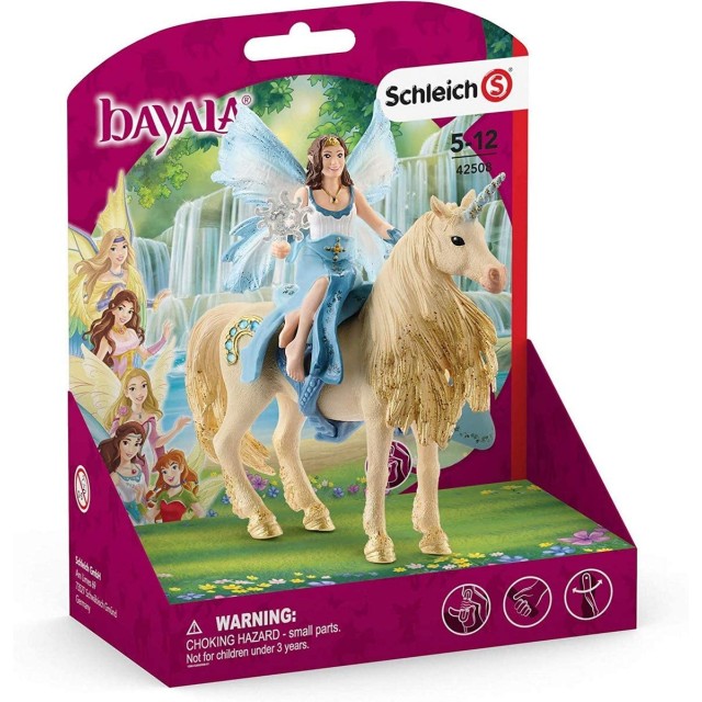 Schleich Eyela Jaše Na Zlatnom Jednorogu 42508