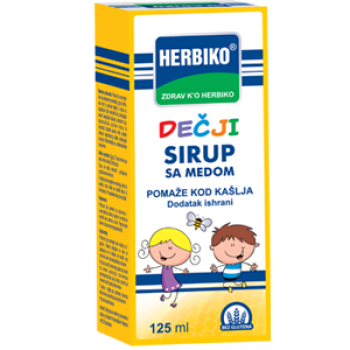 HERBIKO SIRUP ZA DECU SA MEDOM 125ML