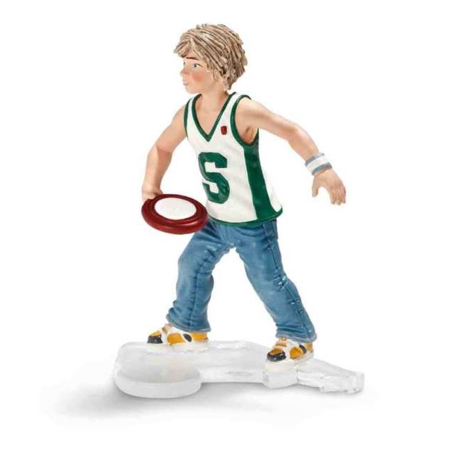 Schleich Dečak Sa Frizbijem
