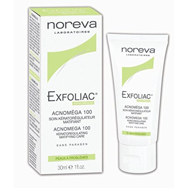 Noreva Exfoliac Acnomega 100 Krema 30Ml