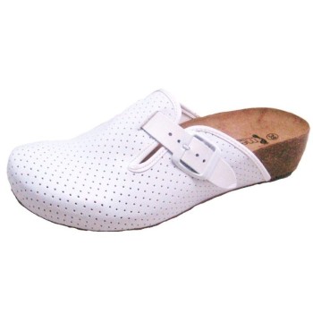 MW KLOMPE POVIŠENA PETA SA RUPICAMA BELE BELE BR. 40