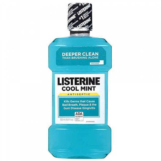 LISTERINE COOL MINT RASTVOR 500ML Listerine Cool Mint Rastvor 500Ml