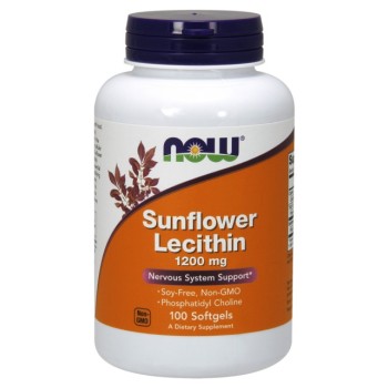 NOW LECITIN IZ SUNCOKRETA KAPSULE 1200MG A100