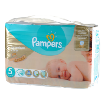 PAMPERS PELENE PREMIUM CARE 5 JUNIOR (44 KOMADA)