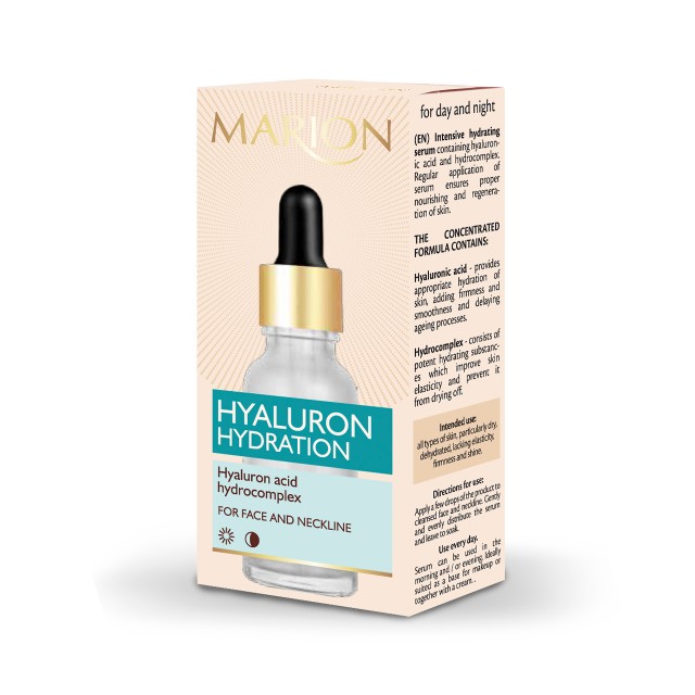 MARION HYALURON HYDRATION SERUM ZA LICE I VRAT 20ML Marion Hyaluron Hydration Serum Za Lice I Vrat 20Ml