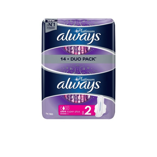 ALWAYS PLATINUM SUPER DUO HIGIJENSKI ULOŠCI A14 Always Platinum Super Duo Higijenski Ulošci A14