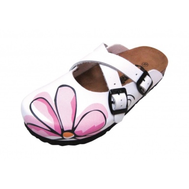 Mw Zatvorene Papuče Sa Unakrsnim Kaišem Cvet Br. 36