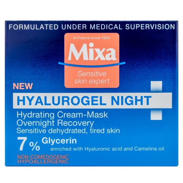 Mixa Hyalurogel Noćna Nega 50Ml