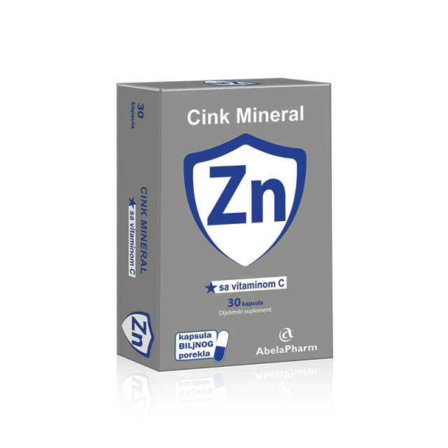 CINK MINERAL SA VITAMINOM C KAPSULE A30 Cink Mineral Sa Vitaminom C Kapsule A30