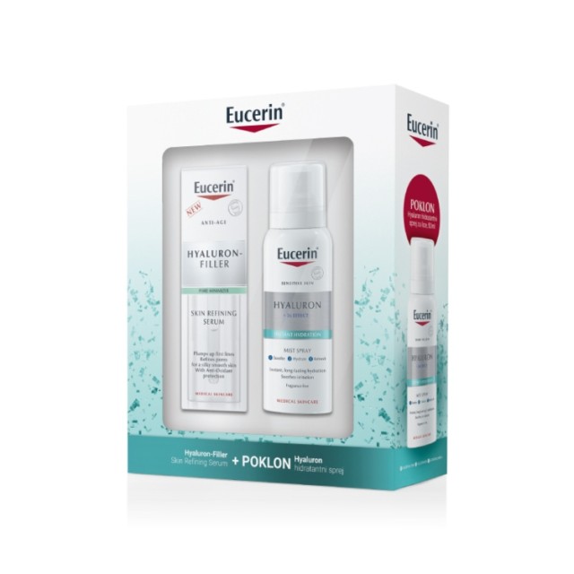 Eucerin Box Hyaluron Filler Refinig Serum 30Ml + Hyaluron Mist Sprej 50Ml Eucerin Box Hyaluron Filler Refinig Serum 30Ml + Hyaluron Mist Sprej 50Ml
