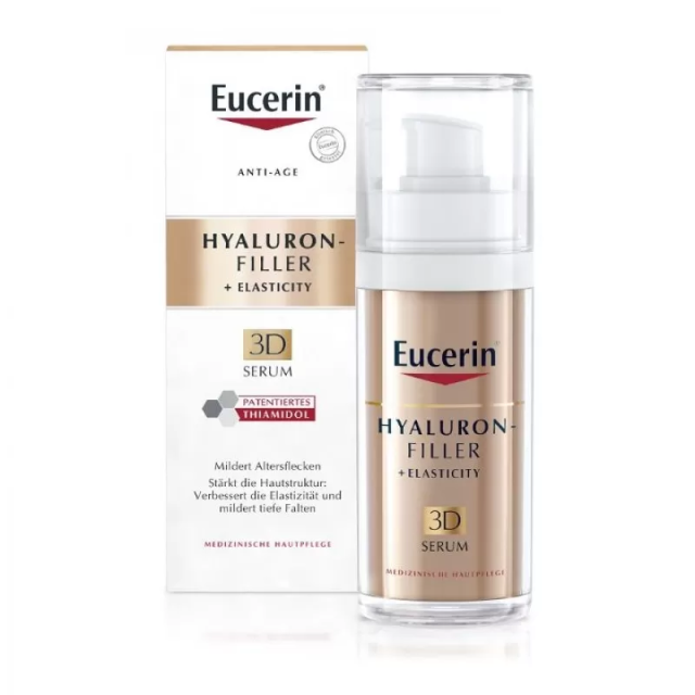 EUCERIN HYALURON-FILLER + ELASTICITY 3D SERUM 30ML 83566 Eucerin Hyaluron Filler + Elasticity 3D Serum 30Ml
