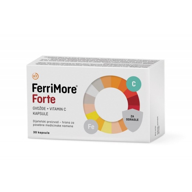 Ferrimore Forte Fe + Vitamin C Kapsule  A30