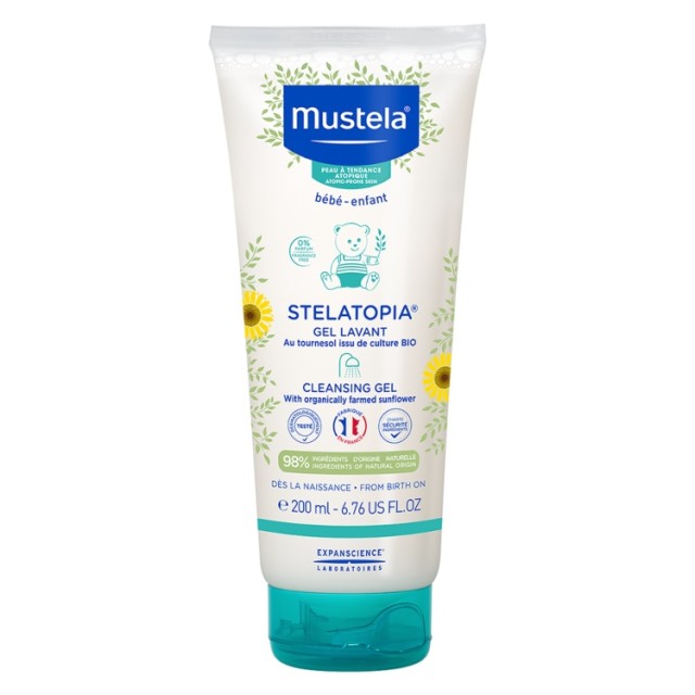 Mustela Stelatopia  Gel Za Tuširanje 200Ml