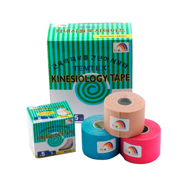 Kinesiology Tape Crna 5Cm X 5M