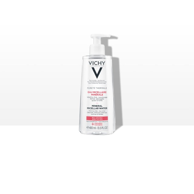 VICHY MINERALIZOVANA MICELARNA VODA SA PANTENOLOM ZA OSETLJIVU KOŽU 400ML Vichy Mineralizovana Micelarna Voda Sa Pantenolom Za Osetljivu Kožu 400Ml