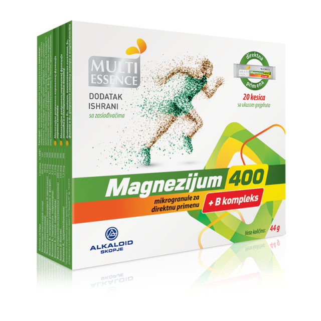 Multi Essence Magnezijum 400 + B Kompleks Kesice A20