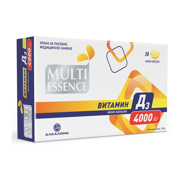 Multi Essence Vitamin D3 4000Ij Kapsule A30