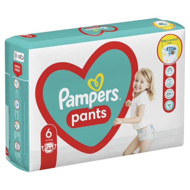 Pampers Pelene Gaće 6 (44 Komada)