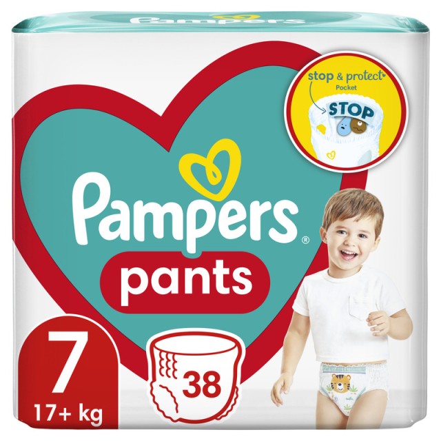 Pampers Pelene Gaće 7 (38 Komada)