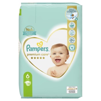 PAMPERS PELENE PREMIUM CARE 6 LARGE (38 KOMADA)