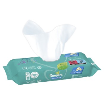 PAMPERS VLAŽNE MARAMICE FRESH CLEAN (52 KOMADA)