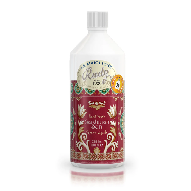 Rudy Maioliche Hand Wash Refill 1000Ml Sardinian Sun