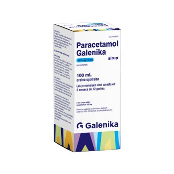 PARACETAMOL GALENIKA ORALNA SUSPENZIJA (120MG/5ML) 100ML