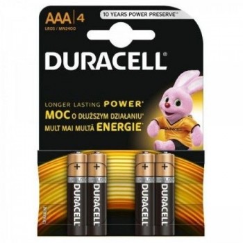 DURACELL BASIC AAA BATERIJA A 4KOM DURALOCK
